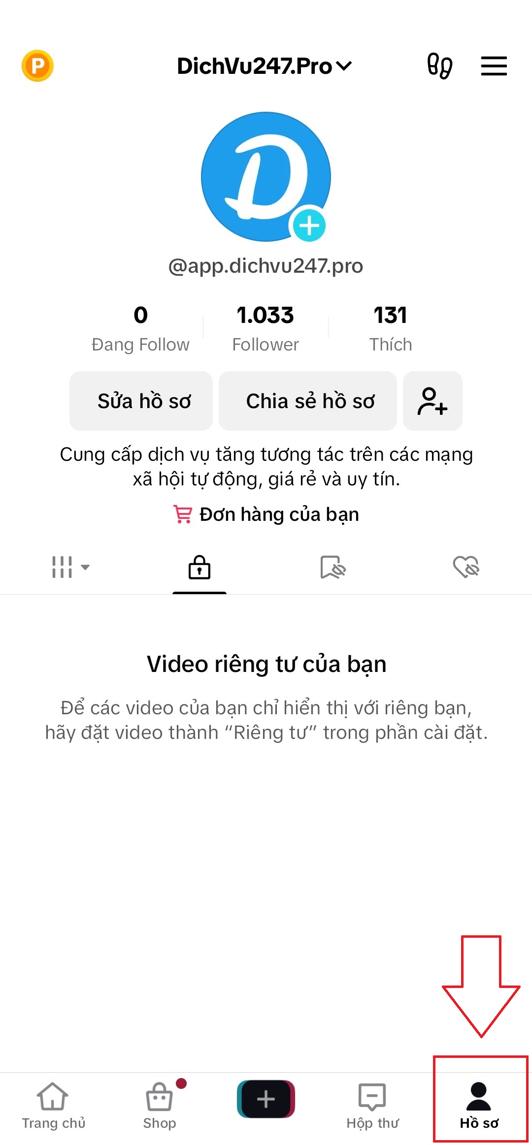 Tắt lọc comment Tiktok